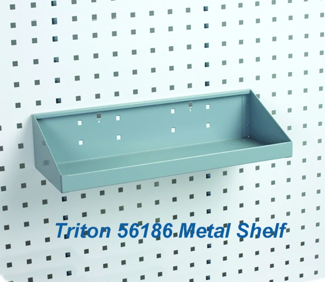 Triton 18"L x 6.5"D Metal Shelf (Use with LocBoard Panels)