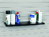 Laminate Shelf w/brkt - 24"w x 8"d