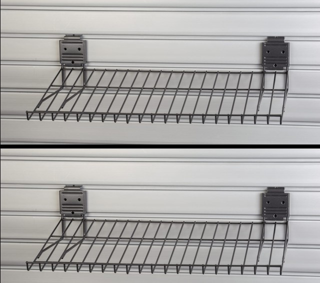 Sloping Slatwall Shelf - Pack Of TWO