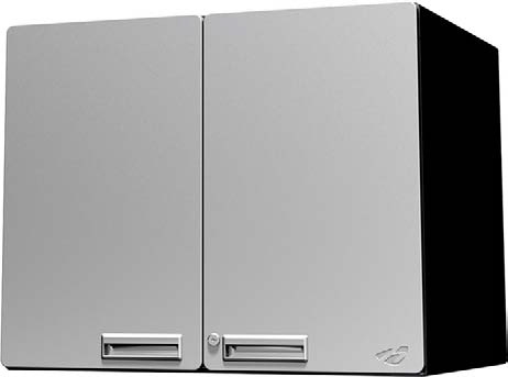 Hercke 30W x 24D x 24H Upper Deep Storage Cabinet - Stainless Steel or Powder Coat 