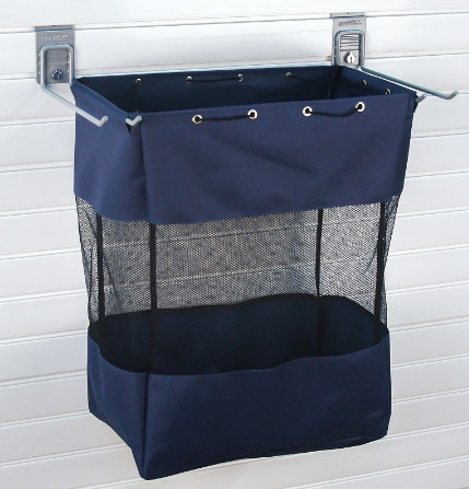 storeWALL SW-GG-Large Grab and Go Bag with (2) 12" Hooks - 24"H x 18"W x 12"D