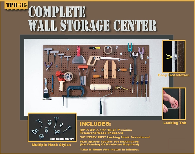 Triton TPB-36BR Complete Wall Storage System