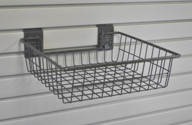 TurnLock Square Shallow Basket 4"H x 16"W x 14"D