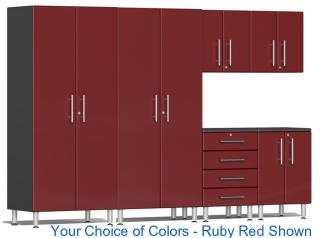 Ulti-MATE 2.0 Series UG23060X - 10' Wide 6-Piece Garage Cabinet Kit - Usually Ships in 2-15 Business