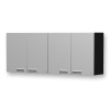 Hercke 5 Foot Wall Cabinet Kit - 4 Piece  - Stainless Steel or Powder Coat - Kit #34