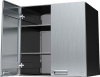 Hercke 30W x 24D x 30H Upper Deep Storage Cabinet - Stainless Steel or Powder Coat