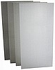 Four 24" x 48" Triton DB-4 DuraBoard Polypropylene Pegboard Panels