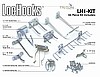 46 Piece LocHook Hook Assortment for Square Hole Pegboard