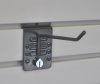 storeWALL HK-S-5 Single slatwall Hook with CamLok - 5 Inch Long